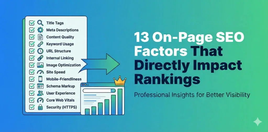 On Page SEO Factors That Directly Impact Rankings